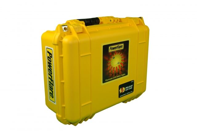 Powerflare PF-200 Multipack - 24 Units in Various LED Colors24 BatteriesYellow Case - Powerflare