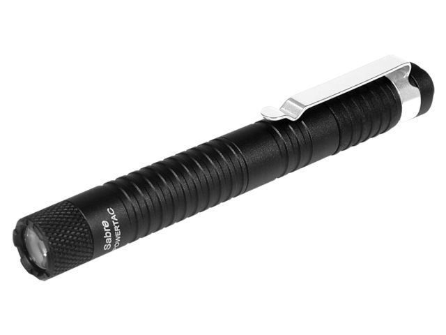 PowerTac Sabre Flashlight - Gen II Black - Powertac