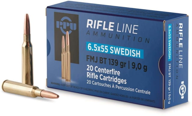  6.5x55 Swedish Mauser 139gr. Fmj 20-pack Ammo