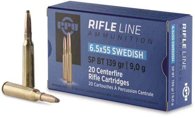  6.5x55 Swedish Mauser 139gr. Jsp 20-pack Ammo