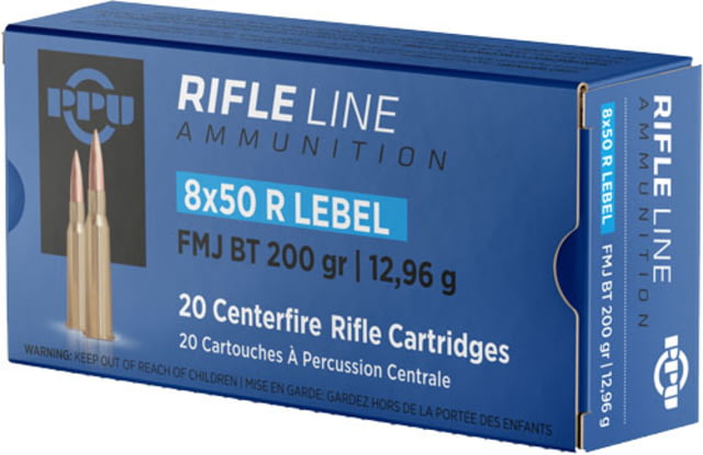 Ppu Ammo 8x50r Lebel 200gr. Fmj 20-pack - TRZ Trading