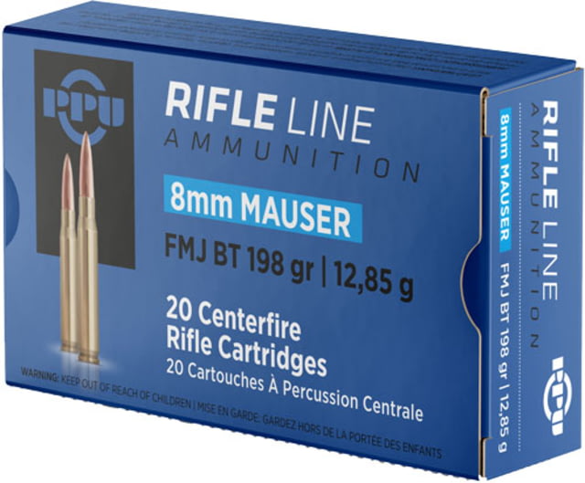  8x57mm Mauser 198gr. Fmj 20-pack Ammo