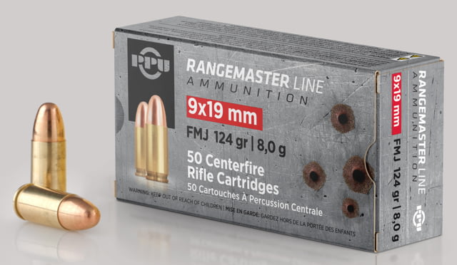 PPU  9X19 124 FMJ RNGMSTR
