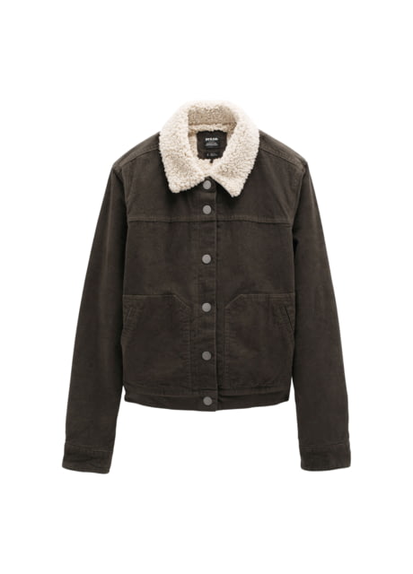 prAna Ashland Cord Jacket - Women's Black Olive Extra Small