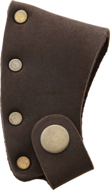 Prandi Axe Blade Cover Leather with Brown Leather Sheath Blade Cover 3in Overall Fits Axe Models Pra4306C Pra4306D Pra4306Th Brown Leather Sheath - Prandi