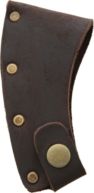 Prandi Axe Blade Cover Leather with Brown Leather Sheath Blade Cover 4.5in Overall Fits Axe Models Pra0308C Pra0308Th Pra4311C Pra4311Th Brown Leather - Prandi