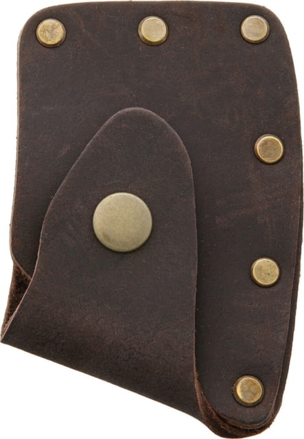 Prandi Axe Blade Cover Leather with Brown Leather Sheath Blade Cover Fits Axe Models Pra0306C Pra0306D Pra0306Th Brown Leather Sheath - Prandi