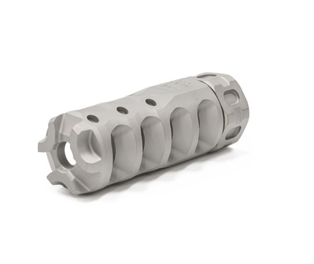 Precision Armament Hypertap Muzzle Brake 5.56x45mm NATO Matte Stainless