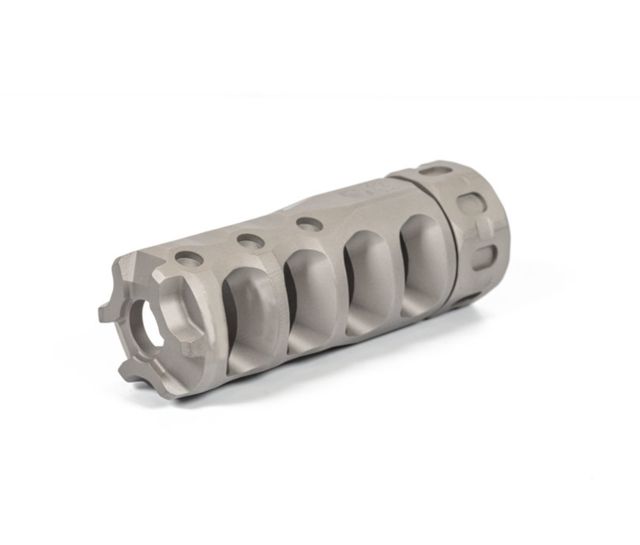 Precision Armament Hypertap Muzzle Brake 7.62x51mm NATO 5/8-24 RH Matte Stainless Steel