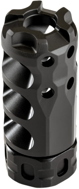 Precision Armament Hypertap Ti Muzzle Brake 7.62mm/.308 Caliber 5/8x24 Matte Black DLC Black - Precision Armament