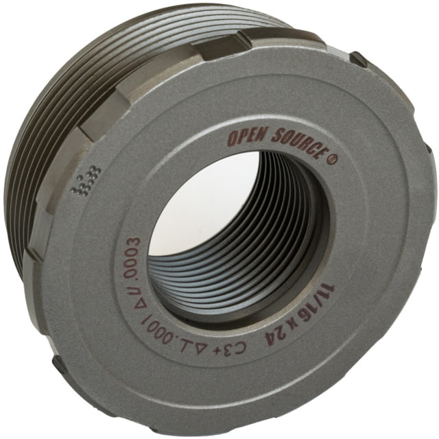 Precision Armament OPEN SOURCE Certified Precision Direct Thread Suppressor Mount 11/16-24 Matte Stainless - Precision Armament