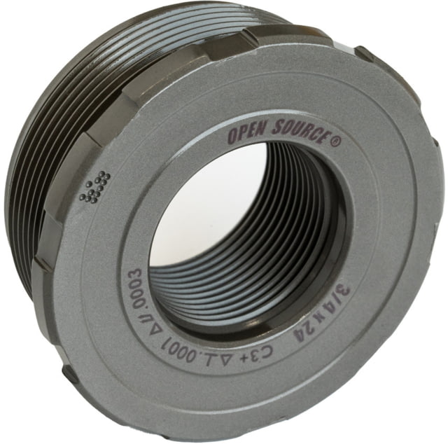 Precision Armament OPEN SOURCE Certified Precision Direct Thread Suppressor Mount 3/4-24 Matte Stainless - Precision Armament