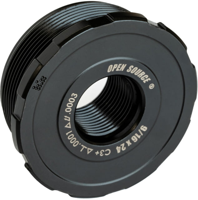 Precision Armament OPEN SOURCE Certified Precision Direct Thread Suppressor Mount 9/16-24 Black - Precision Armament
