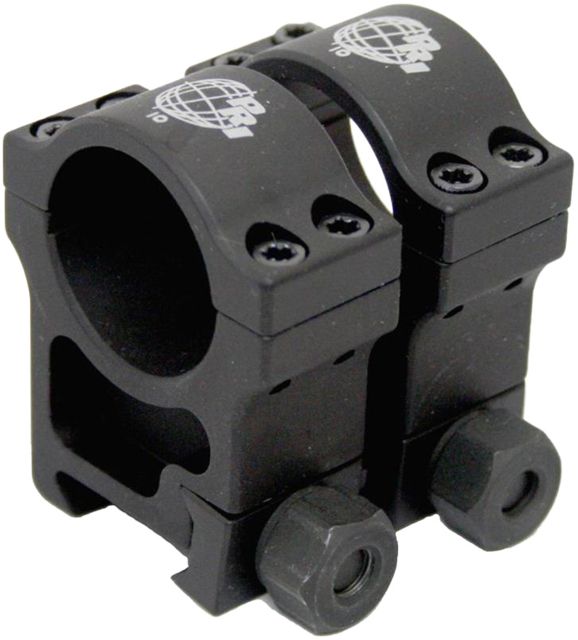 Precision Reflex 1in Aluminum Rings Extra High Black - Precision Reflex