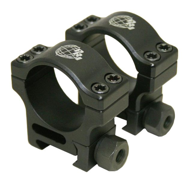 Precision Reflex 30mm Aluminum Rings Standard Black - Precision Reflex
