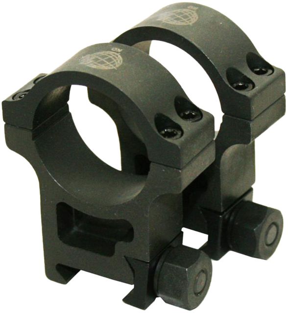 Precision Reflex 30mm Steel Rings Extra High Black - Precision Reflex