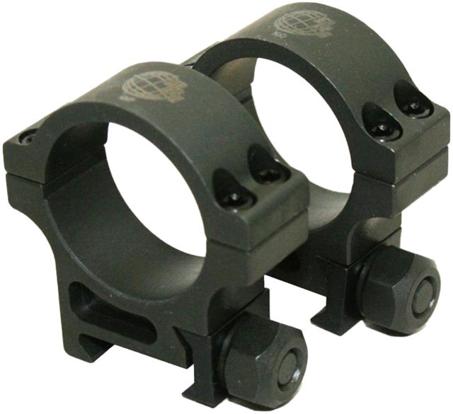Precision Reflex 30mm Steel Rings Standard Black