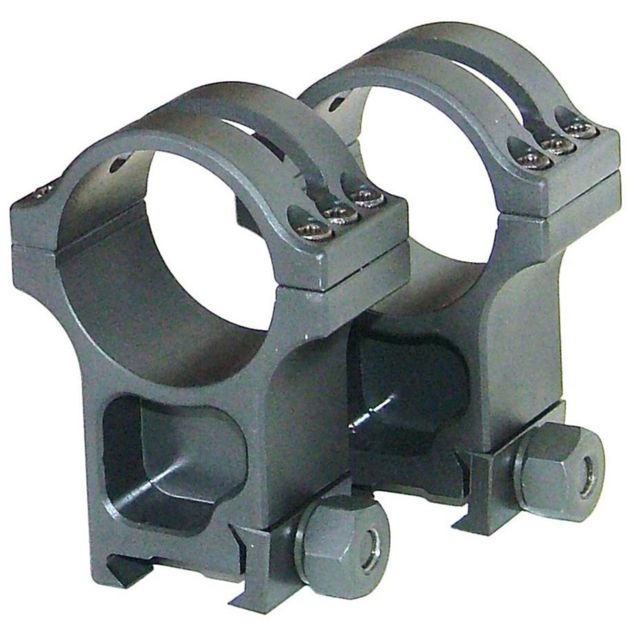 Precision Reflex 34mm Steel Rings Heavy Duty XX High Black - Precision Reflex