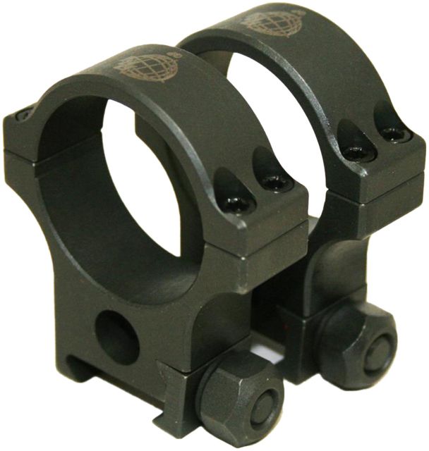 Precision Reflex 34mm Steel Rings Standard Black - Precision Reflex