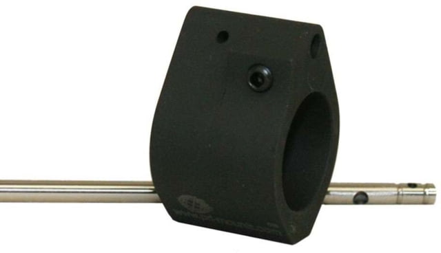 Precision Reflex .875 Adjustable Gas Block w/ Straight Gas Tube Black - Precision Reflex