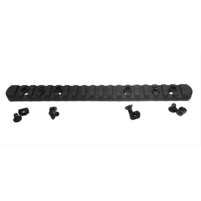 Precision Reflex Aluminum Forearm Tactical Rail 8.25 inch Round Edges w/ Lugs Earth Finish Flat Dark Earth - Precision Reflex