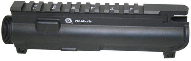 Precision Reflex AR-15 Flat Top Upper Receiver - Striped Black - Precision Reflex