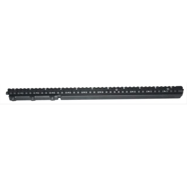 Precision Reflex AR-15 SPR Straight Top Rail for Gen II Round Rifle Length Forearms Black - Precision Reflex