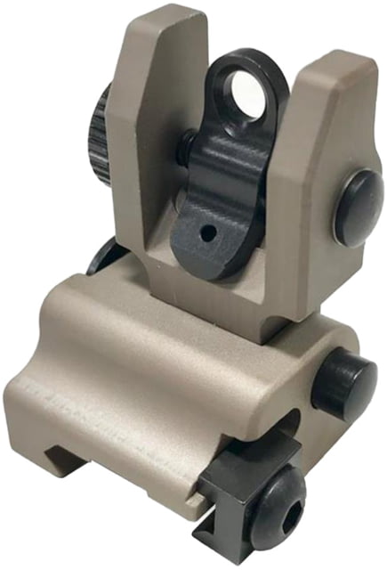 Precision Reflex Flip Up Rear Sight Flat Dark Earth - Precision Reflex