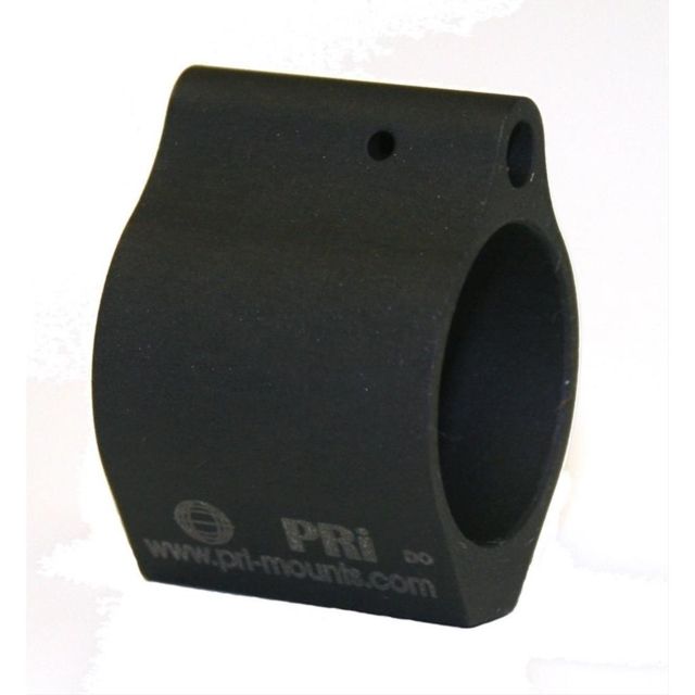 Precision Reflex Low Profile Steel Gas Block .875 Diameter Black - Precision Reflex