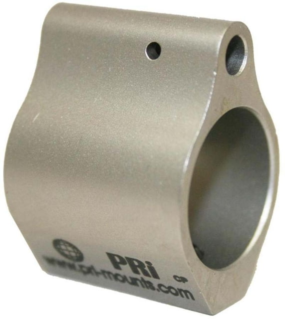 Precision Reflex Pri Low Profile Gas Block .750 Diameter Stainless Steel Black - Precision Reflex