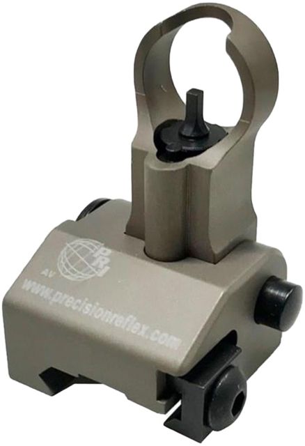 Precision Reflex PRi Rail Mounted Flip Up Front Sight Flat Dark Earth - Precision Reflex