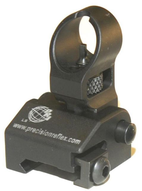 Precision Reflex Rail Mounted Flip Up Front sight w/ Thumb Wheel Adjustment Black - Precision Reflex