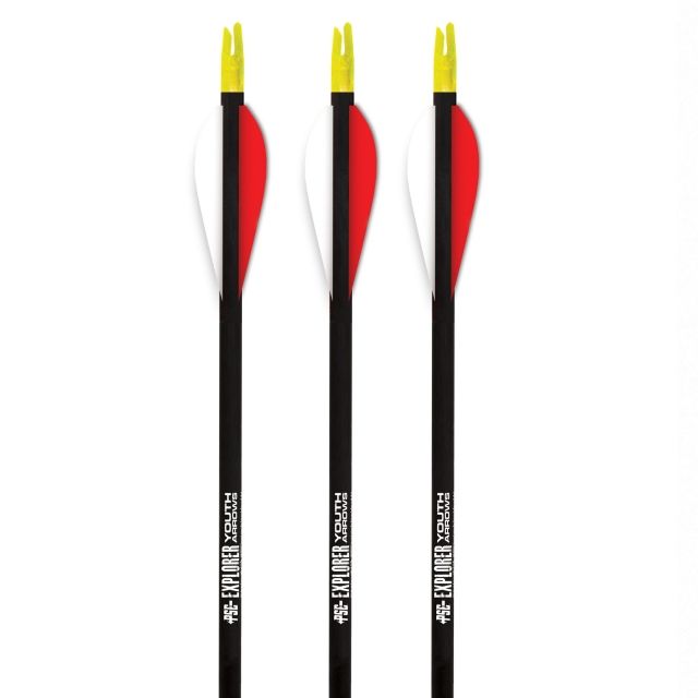PSE Archery Explorer 28in Youth Arrows Pack of 3 - PSE Archery