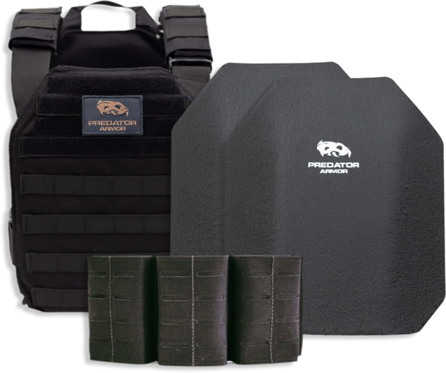 Predator Armor Level III Loaded Bundle Black 16x12
