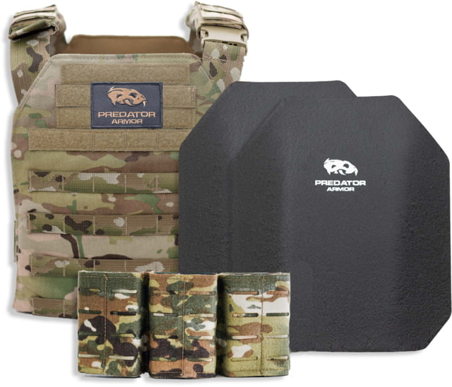 Predator Armor Level III Loaded Bundle Multi-cam 16x12