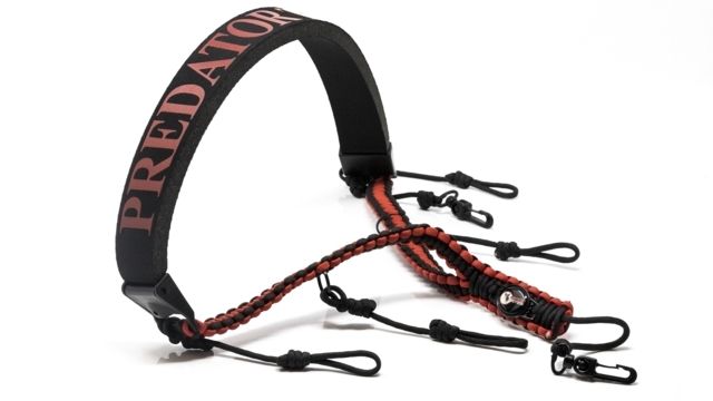 Predator Tactics Game Call Lanyard Black/Red One Size Fits Most - Predator Tactics