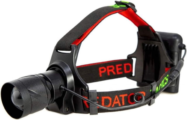 Predator Tactics Lantern Lite Headlamp White/Green Beam Black