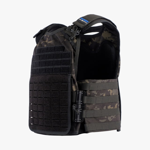 Open Box Dealer Demo Premier Body Armor Core Mission Plate Carrier Universal Fit MultiCam Black 10x12 inch CMPC-MCB-DLR - Premier Body Armor
