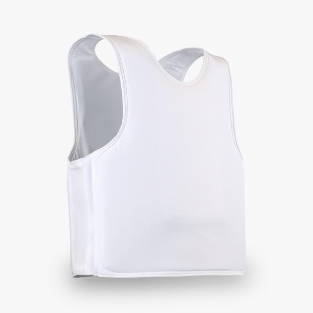 Premier Body Armor NIJ Certified Discreet Executive Vest Level IIIA White Medium - Premier Body Armor