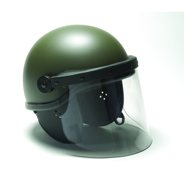 Premier Crown Corp Liquitac Riothelmet Face Shield OD Green One Size - Premier Crown Corp