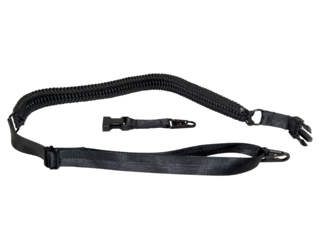 Presma 2 Point Paracord Tactical Sling for Rifle Shotgun w/ QD Quick Release Hooks for Sling Adapter Black - Presma
