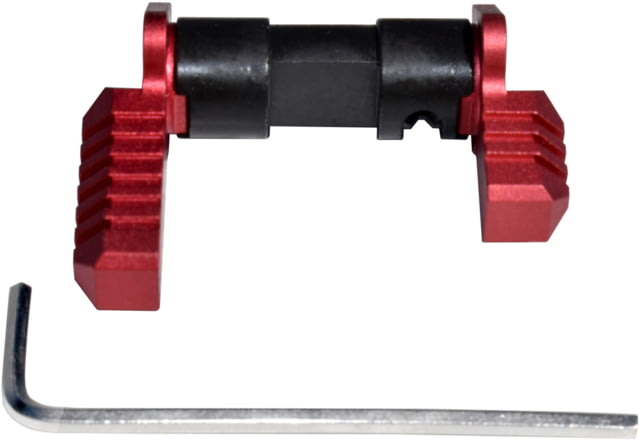 Presma 223/5.56/308 Aluminum and Steel Ambidextrous Safety Selector Switch Red - Presma