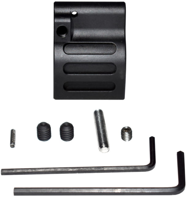 Presma .625 Low Profile Adjustable Gas Block Black - Presma