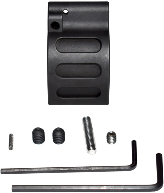 Presma .936 Low Profile Adjustable Gas Block Black - Presma