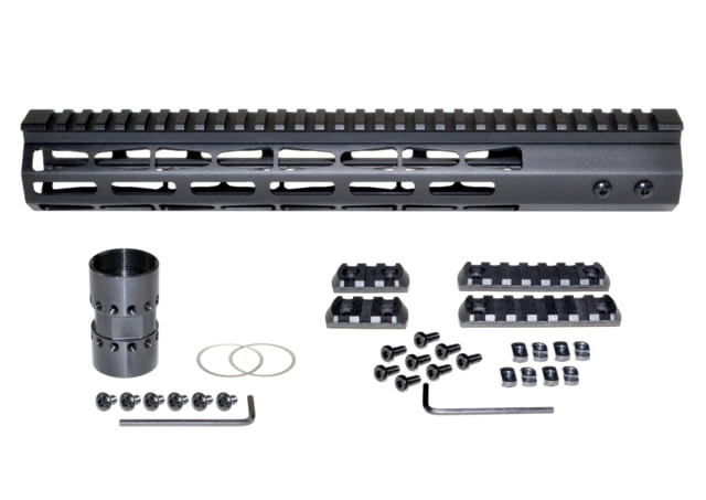 Presma AR-10 LR 308 Super Light M-LOK Series Free Float Handguards 13in DPMS Low Profile Black - Presma