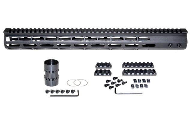 USED Presma AR-10 LR 308 Super Light M-LOK Series Free Float Handguards 17in DPMS Low Profile Black M38M/L17 - Presma
