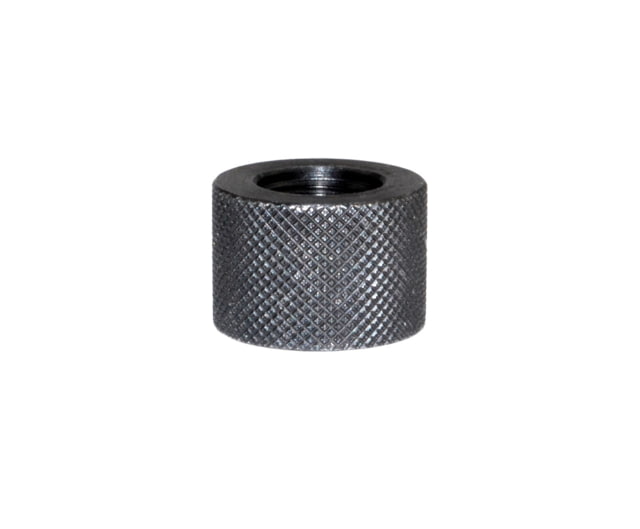 Presma AR-15 Bull Barrel Thread Protector Nut for 1/2inx28tpi Muzzle Threading Black Carbon Steel