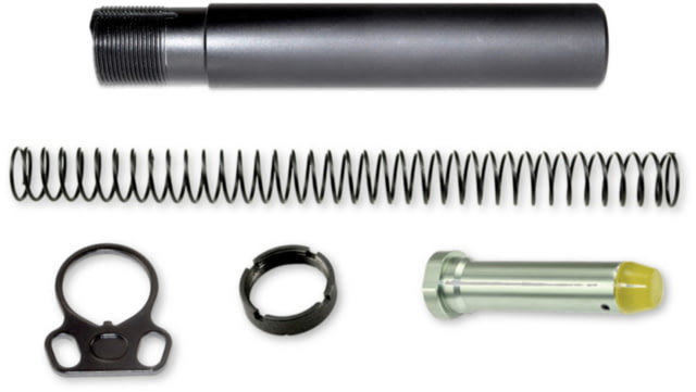 Presma AR-15 Pistol Buffer Tube Kit w/Dual Sling End Plate Black - Presma