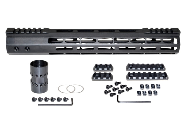 Presma AR-15 Super Light M-LOK Series Free Float Handguards with Partial Top Rail 13in Black - Presma