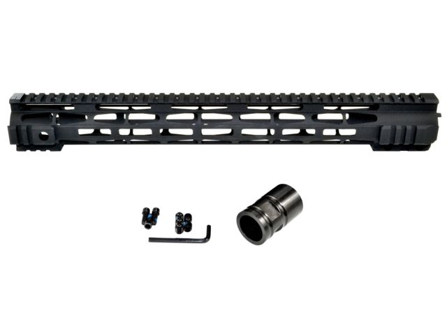 Presma AR-15 16.5in M-LOK Free Float Handguard Forend ID 1.35in .223/5.56 Matte Black - Presma